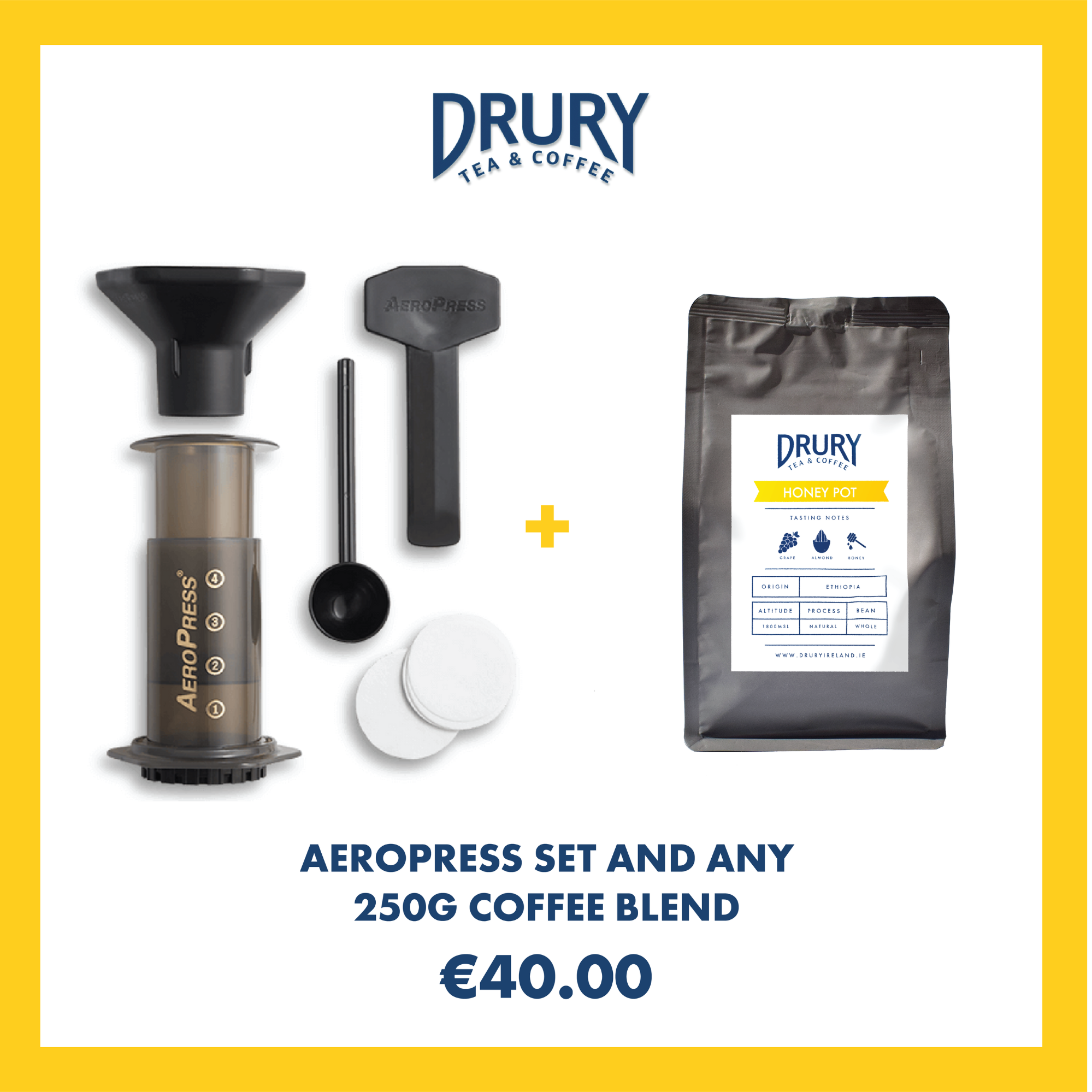 Aeropress + 250g Coffee